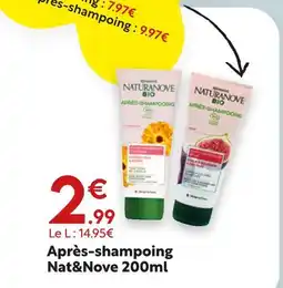 Maxi Bazar Après-shampoing nat&nove 200ml offre