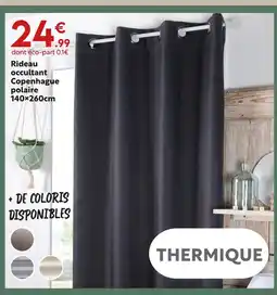 Maxi Bazar Rideau occultant copenhague polaire offre