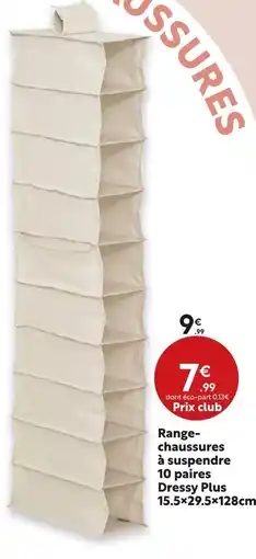 Maxi Bazar Dressy plus range-chaussures à suspendre offre