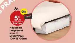 Maxi Bazar Housse de rangement sous lit dressy plus offre