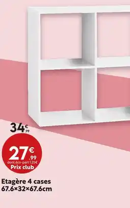 Maxi Bazar Etagère 4 cases offre