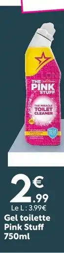 Maxi Bazar Pink stuff gel toilette offre