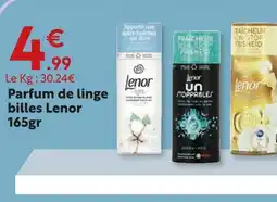Maxi Bazar Lenor parfum de linge billes offre