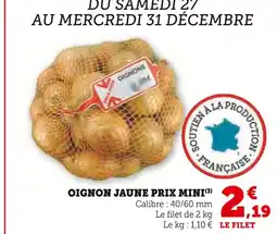 U Express Prix mini oignon jaune offre