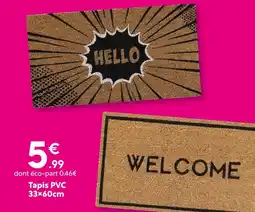 Maxi Bazar Tapis pvc 33×60cm offre