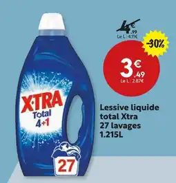 Maxi Bazar X-tra lessive liquide total offre
