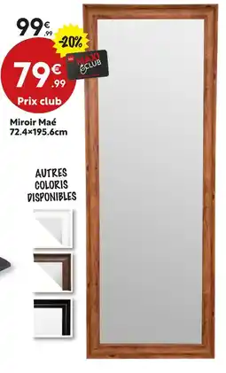 Maxi Bazar Miroir maé offre