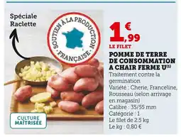 U Express U pomme de terre de consommation à chair ferme offre