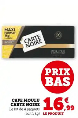 U Express Carte noire cafe moulu offre
