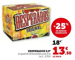 U Express Desperados 5,9° offre
