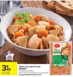 Carrefour Market BIGARD Tripes à la mode de Caen offre