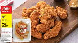 Carrefour Market Tenders de poulet pané offre
