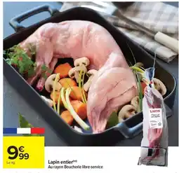 Carrefour Market Lapin entier offre