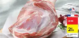 Carrefour Market Porc: épaule entière avec os offre