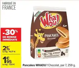 Carrefour Drive Whaou! - pancakes offre