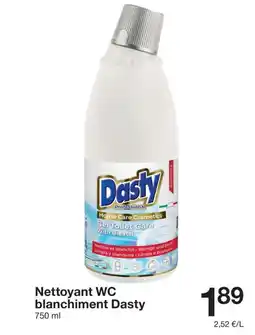 Zeeman DASTY Nettoyant WC blanchiment offre