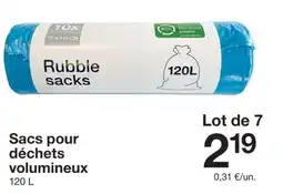 Zeeman Sacs pour déchets volumineux offre