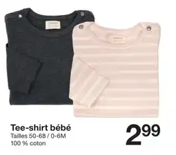 Zeeman Tee-shirt bébé offre