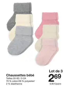 Zeeman Chaussettes bébé offre