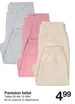 Zeeman Pantalon bébé offre
