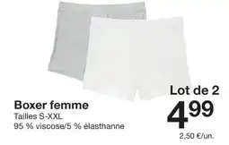 Zeeman Boxer femme offre