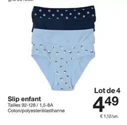 Zeeman Slip enfant offre