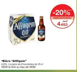 Monoprix AFFLIGEM Bière offre