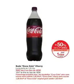 Monoprix COCA-COLA Soda Cherry offre