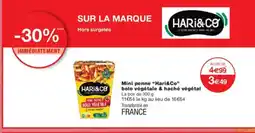 Monoprix HARI&CO Mini penne bolo végétale & haché végétal offre