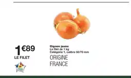 Monoprix Oignon jaune offre