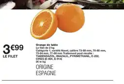 Monoprix Orange de table offre