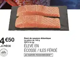Monoprix Pavé de saumon Atlantique offre