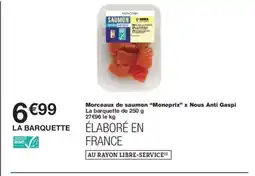 Monoprix MONOPRIX Morceaux de saumon x Nous ANti Gaspi offre