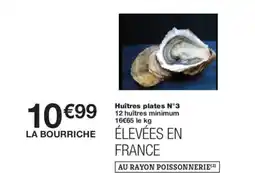 Monoprix Huîtres plates N°3. offre