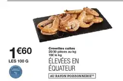 Monoprix Crevettes cuites offre