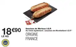 Monoprix Saucisse de Morteau I.G.P. offre