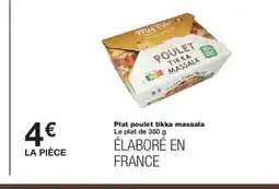 Monoprix Plat poulet tikka massala offre