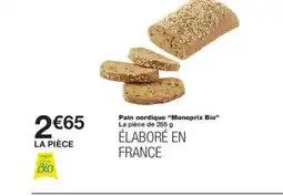 Monoprix MONOPRIX BIO Pain nordique offre