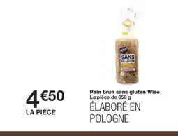 Monoprix WISO Pain brun sans gluten offre