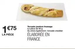 Monoprix Torsade jambon fromage offre