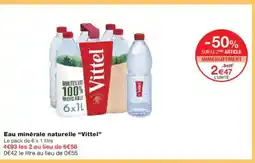 Monoprix VITTEL Eau minérale naturelle offre