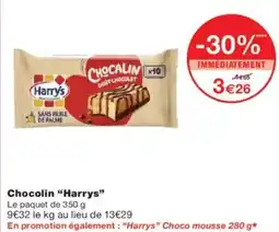 Monoprix HARRY'S Chocolin offre