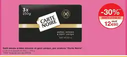 Monoprix CARTE NOIRE Café moulu arôme intense et goût unique, pur arabica offre