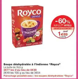 Monoprix ROYCO Soupe déshydratée à l’Indienne offre