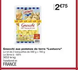 Monoprix LUSTUCRU Gnocchi aux pommes de terre offre