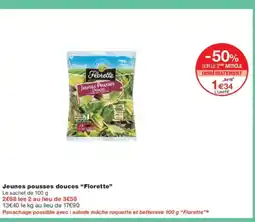 Monoprix FLORETT Jeunes pousses douces offre