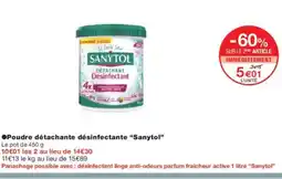 Monoprix SANYTOL Poudre détachante désinfectant offre