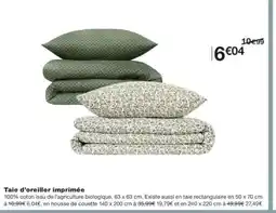 Monoprix Taie d'oreiller imprimée offre