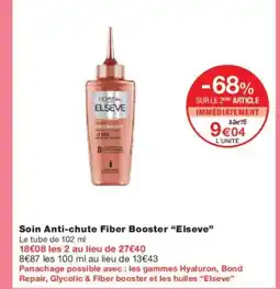 Monoprix ELSEVE Soin Anti-chute Fiber Booster offre