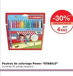Monoprix STABILO Feutres de coloriage Power offre